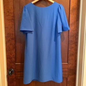 Gianni Bini Royal Blue Dress with Flutter Sleeves